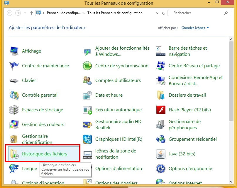 Comment creer un point de restauration anterieur