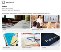 LinkedIn permet d'ajouter des images, vidéos et présentations sur son profil