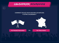Le calendrier de l’Euro 2016 sur Google Agenda, iCal et Outlook