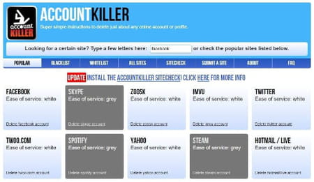 Elimina tus cuentas de redes sociales (y de cualquier otra plataforma online)