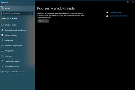 Windows Insider : Tester les nouvelles versions de Windows