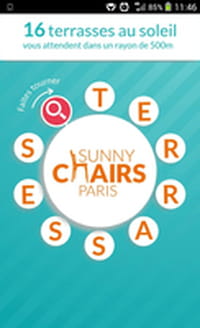 Sunny Chairs, l'appli qui répertorie les terrasses ensoleillées