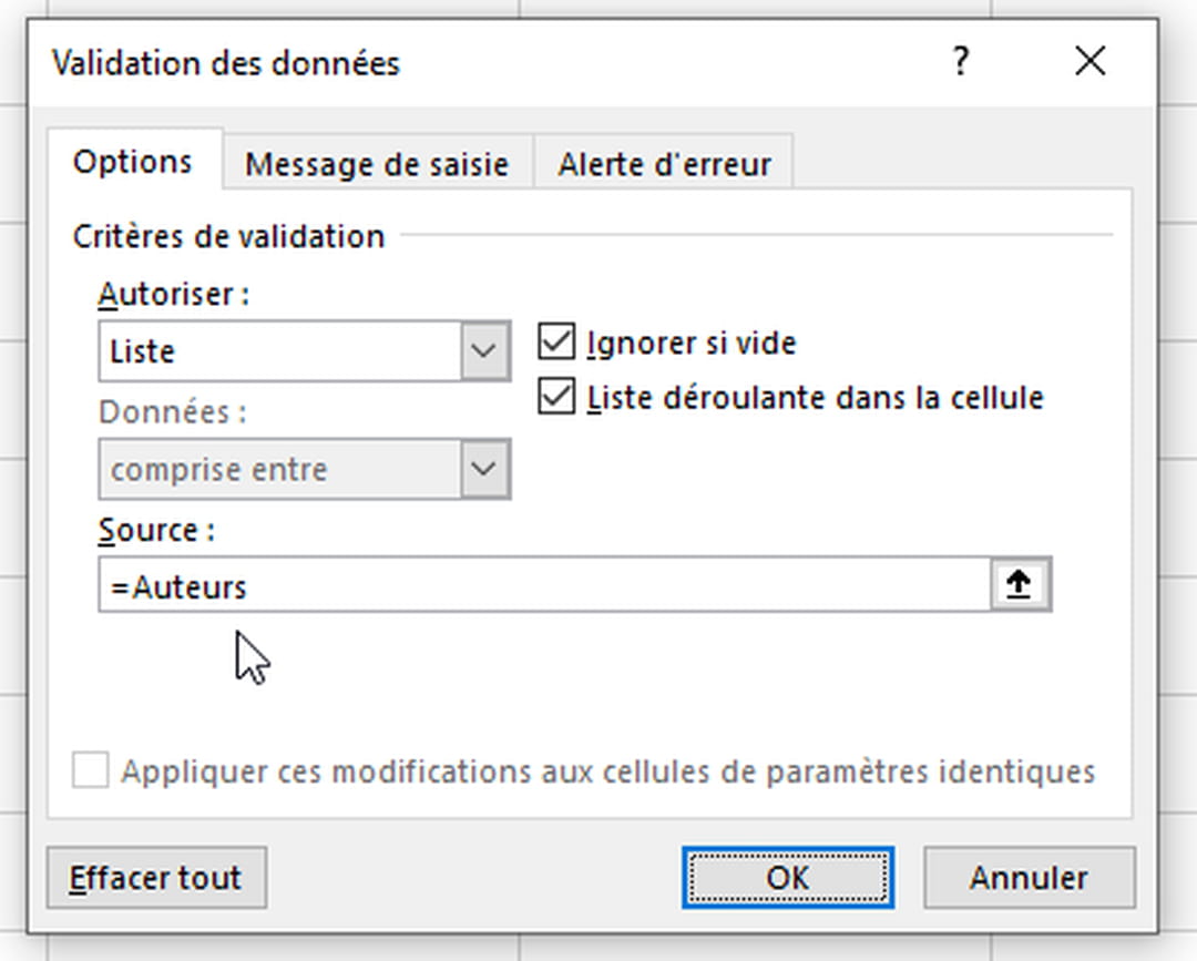 Rechercher Un Nom Dans Une Liste Excel