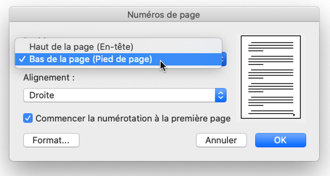 Numéro de page Word : afficher, personnaliser, supprimer…