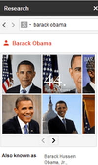 Google connecte l'application Document à son moteur de recherche