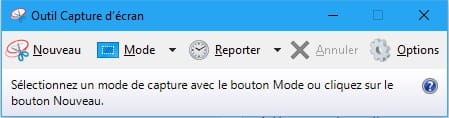 Capture d'écran sous Windows avec l'outil Capture