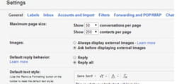 enable default reply all gmail