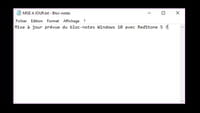 Le bloc-notes Windows bientôt mis à jour