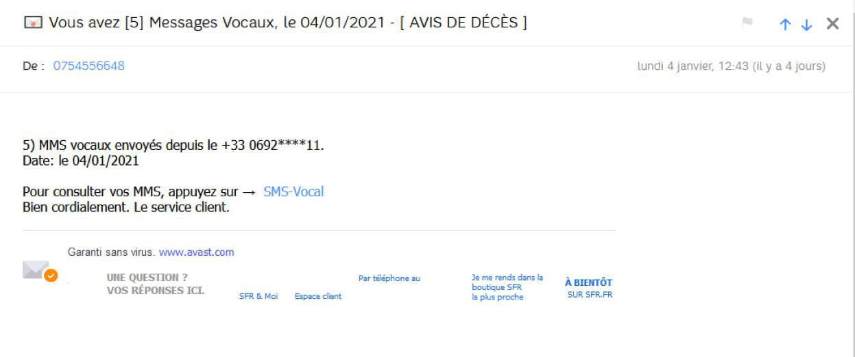 J'ai Cliqué Sur Un Lien Douteux Sms Que Faire Exporter TOUS mes contacts vers SFR - Outlook - Comment Ça Marche