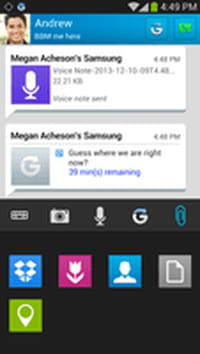 BlackBerry : BBM 2.0 pour Android et iOS intègre de nouveaux outils de communication
