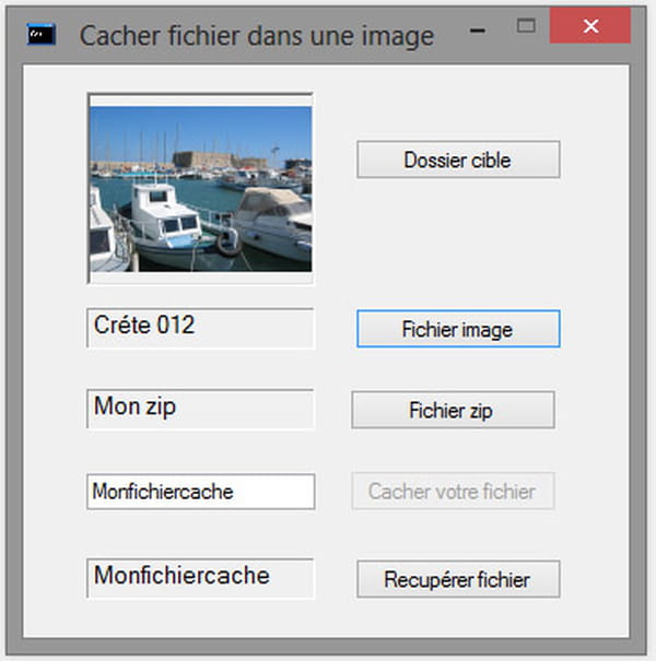 Visual Basic / Cacher un fichier zip dans une image CodeS