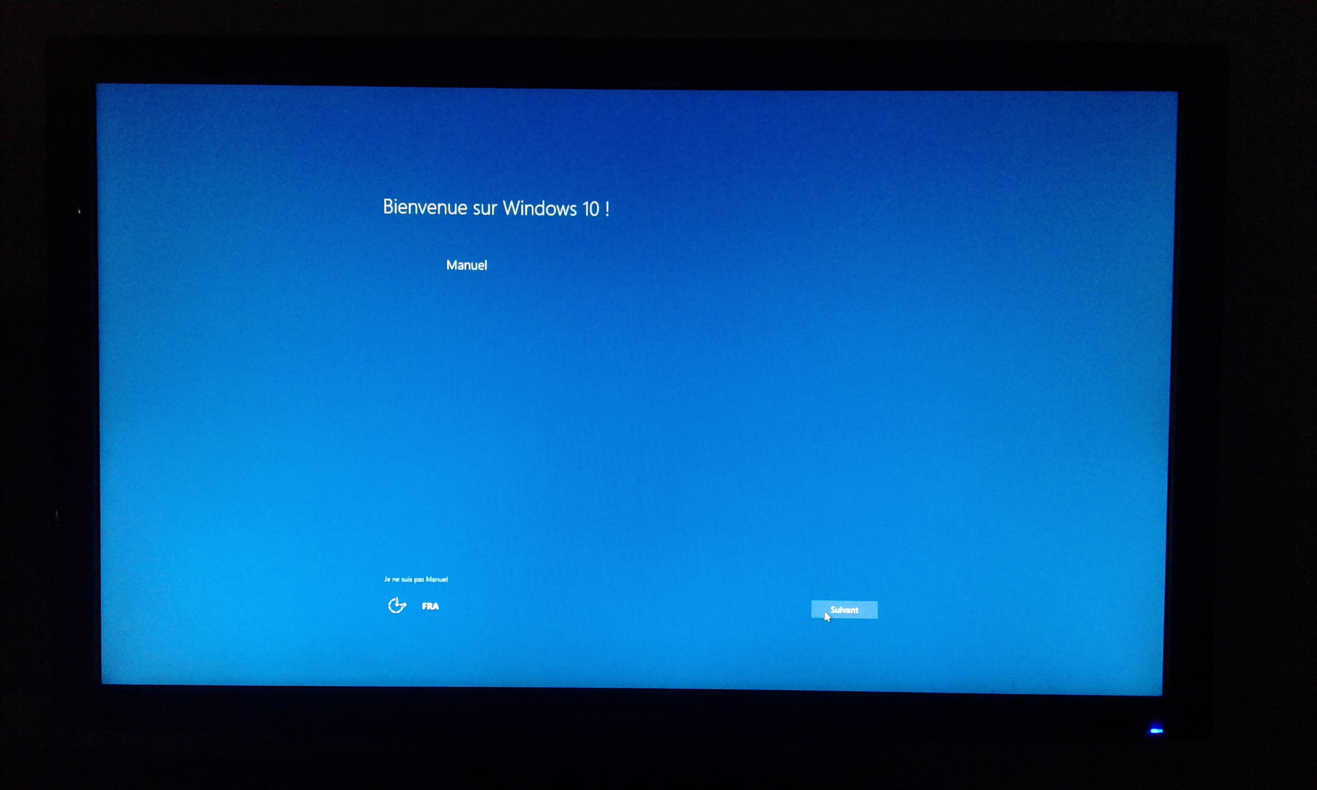 Bloqué au démarrage de Windows 10 Windows