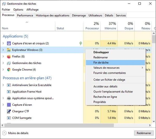 Afficher Des Icones Sur Le Bureau De Windows