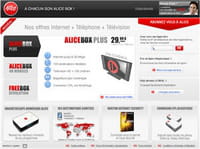 Alice propose une offre Internet et téléphonie à 19,98 euros/mois