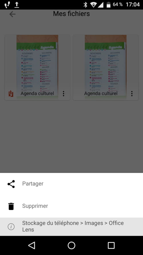 Numériser un document à partir d'une photo de smartphone avec Office Lens 190910_-_5_Partager