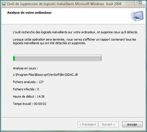 Outil de suppression de logiciels malveillants windows 7 x64