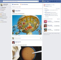 Facebook : nouvel affichage du fil d'actualités