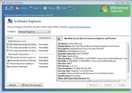Windows Defender de Microsoft