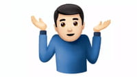 On peut enfin hausser les épaules en emoji