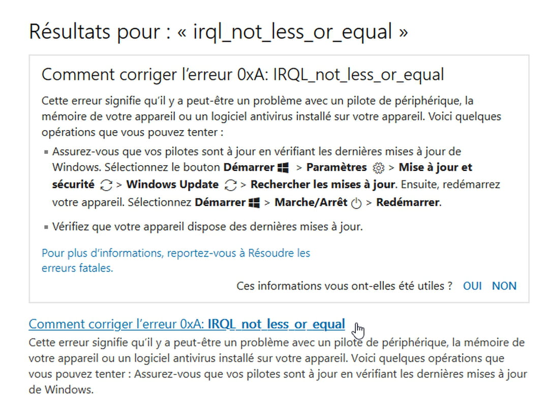 stop code irql not less or equal windows 10 stop code irql not less or equal windows 10