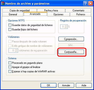 ¿Cómo agregar una contraseña a un archivo de WinRAR?