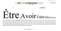 Conjuguer tous les verbes en français sur Vatefaireconjuguer.com