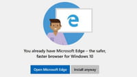Quand Windows 10 veut imposer Edge