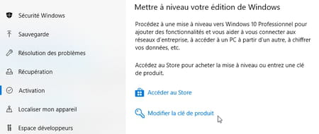 Vous devez activer windows pour pouvoir personnaliser votre pc