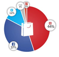 Partages sociaux : avantage Pinterest pour les sites d'e-commerce