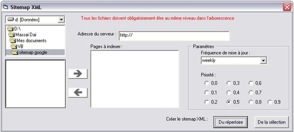 visual basic vb net création de sitemap pour google sitemaps
