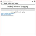 Destroy windows spying