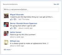 Timeline Facebook : les recommandations personnelles disponibles pour les pages géolocalisées