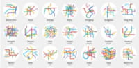 Les métros du monde entier en mini maps