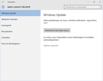 Mise a jour windows update [Résolu] - Forum Windows 10