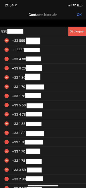 Comment bloquer le numéro et appel indésirable ou inconnu