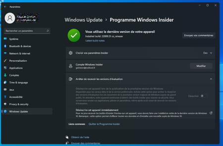 Windows Insider : Tester les nouvelles versions de Windows