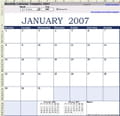 Calendrier mensuel excel