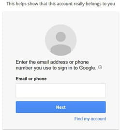gmail account recovery