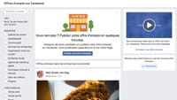 Les offres d'emploi sur Facebook