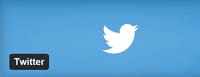 Sur Wordpress, un plugin officiel Twitter