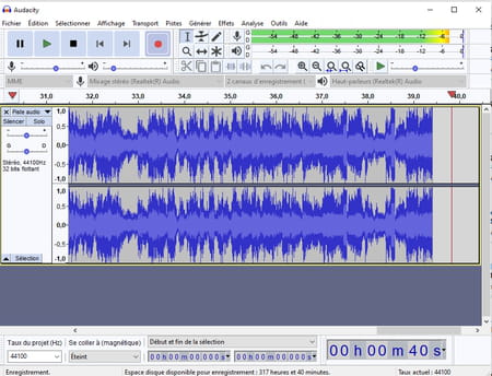 audacity how to add music