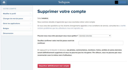 Application Qui Va Sur Mon Profil Instagram Supprimer un compte Instagram facilement