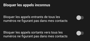 Comment bloquer le numéro et appel indésirable ou inconnu