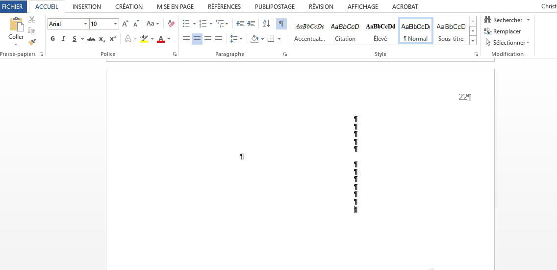 Comment Enlever Une Page Blanche Sur Word