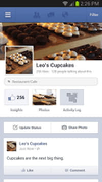 Android : l'application de gestion de pages Facebook disponible en France