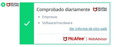 ¿Cómo usar la extensión McAfee WebAdvisor?