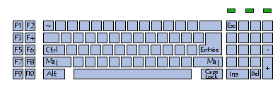 Clavier de type AT