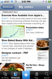 L'application Evernote pour iOS plus fonctionnelle, et optimisée pour l'iPad