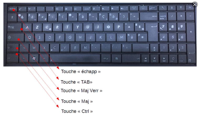 Touche Majuscule Sur Clavier Touche Maj Sur Un Clavier BSBF