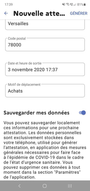 Télécharger et utiliser l'attestation de déplacement sur smartphone (Covid-19) _ attestation de déplacement